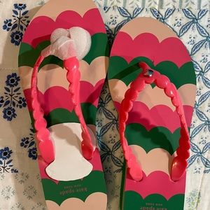 NWT Kate Spade Flip Flops size 7